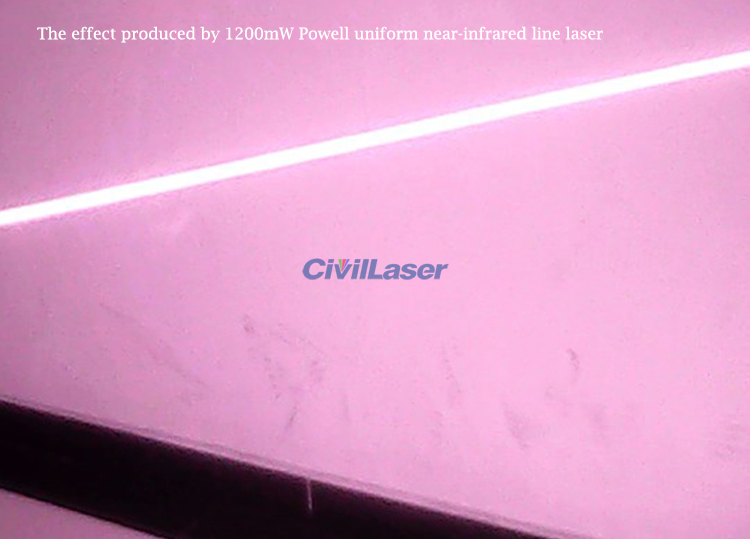 Powell IR line laser module